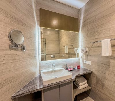 Jain Deluxe King Room Washroom