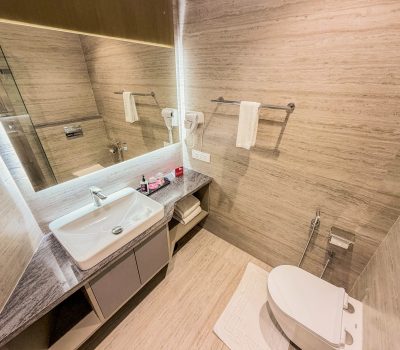 Jain Deluxe King Room Washroom